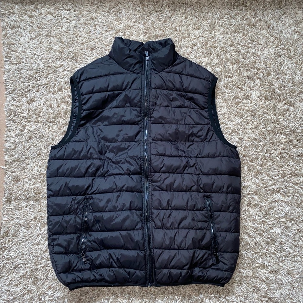 Mens insulated Down Puffer Vest Size L